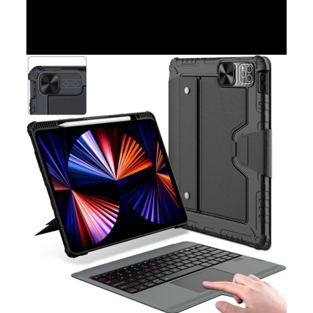 Nillkin Keyboard Case for iPad Air 13-inch (M2, 2024), iPad Pro 12.9 Case